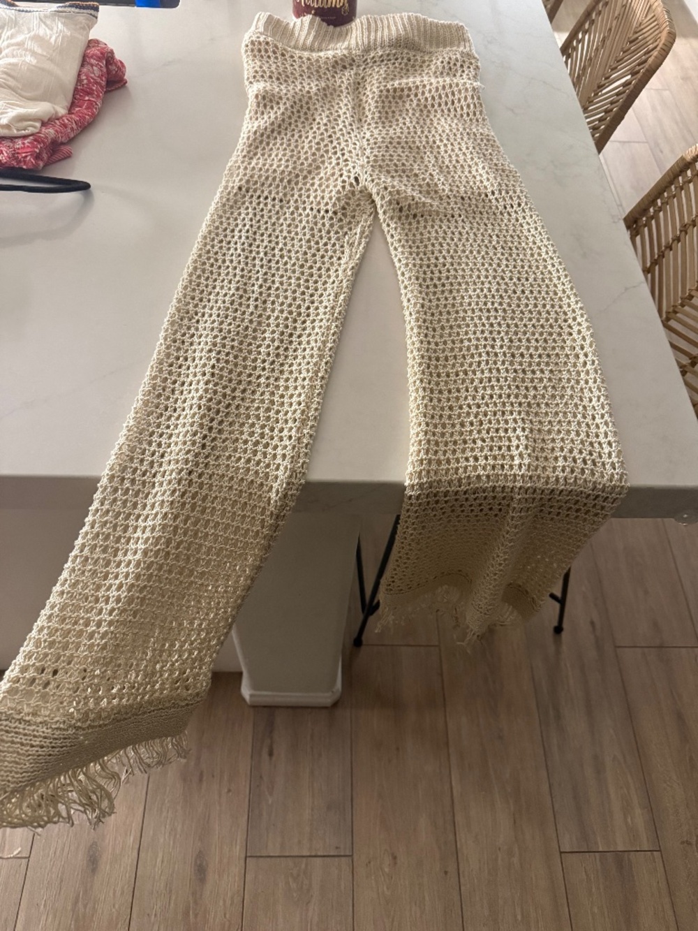 Revolve Muller Threaded Fringe Pants Size S